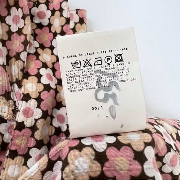 RARE Dolce&Gabbana Long Sleeved Vintage floral blouse 36/50 Italy - Picture 9 of 11